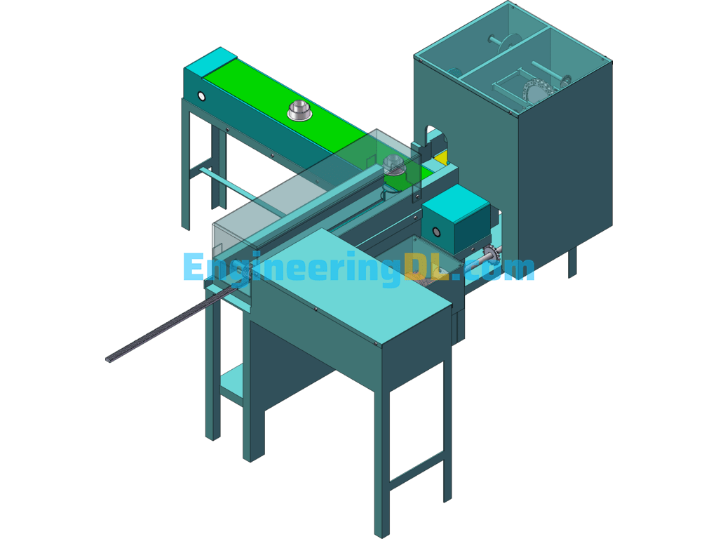 Design Of Paper Bag Packaging Machine For Tableware Packaging (3D+CAD+Instructions) SolidWorks, AutoCAD, 3D Exported Free Download