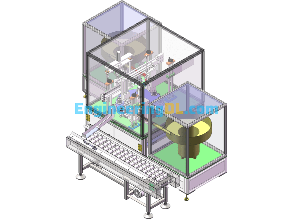 Drinking Water Dispenser Core Assembly Special Machine SolidWorks, 3D Exported Free Download