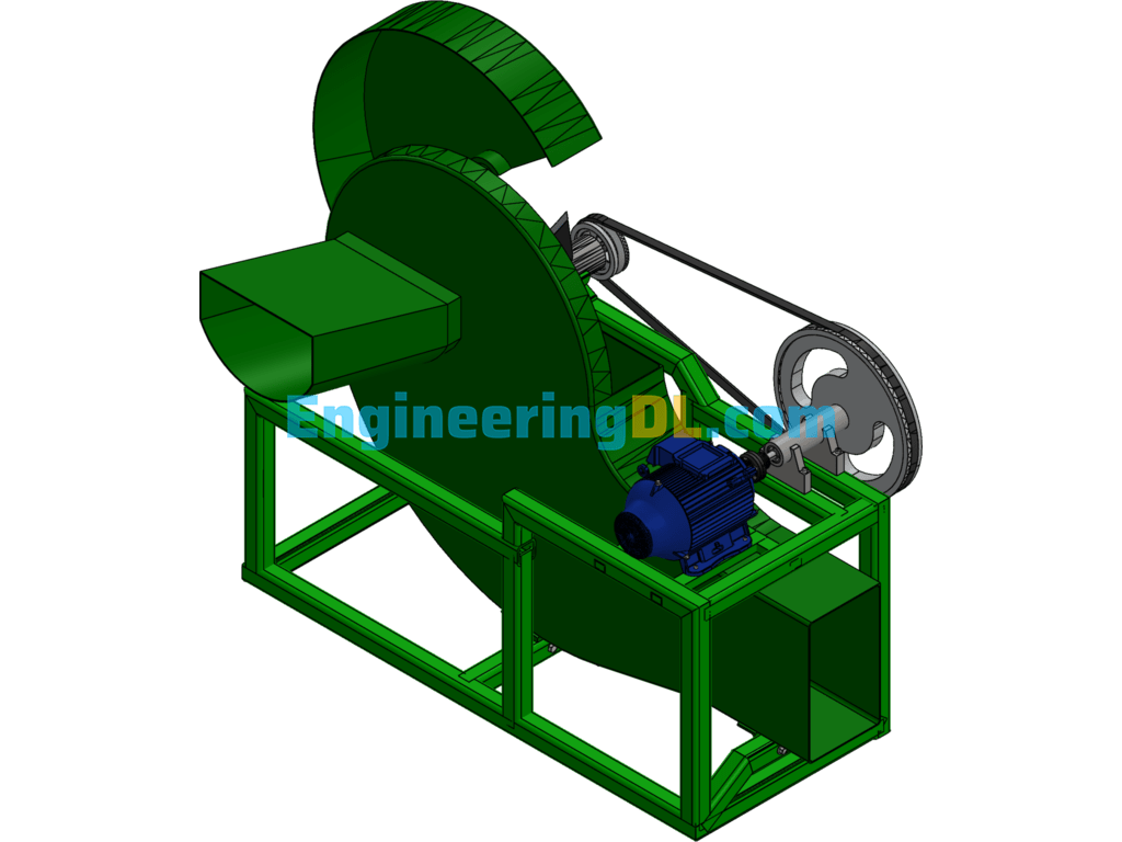 Banana Chopping Machine SolidWorks Free Download