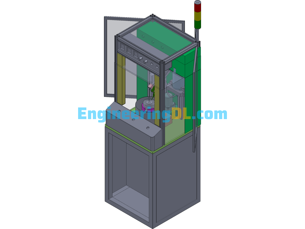 Motor Housing Oiling Machine SolidWorks Free Download