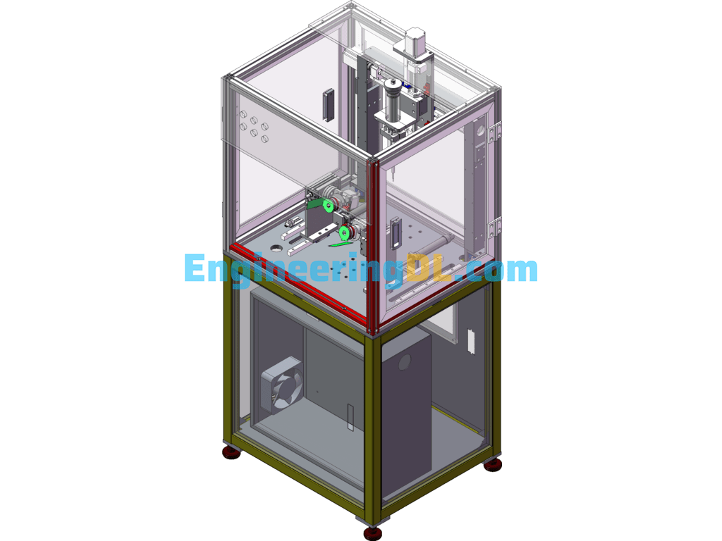 Motor Stator Dispensing Equipment - Non-Standard Dispensing Machine (Full Set Of 3D Models + Engineering Drawings) SolidWorks Free Download