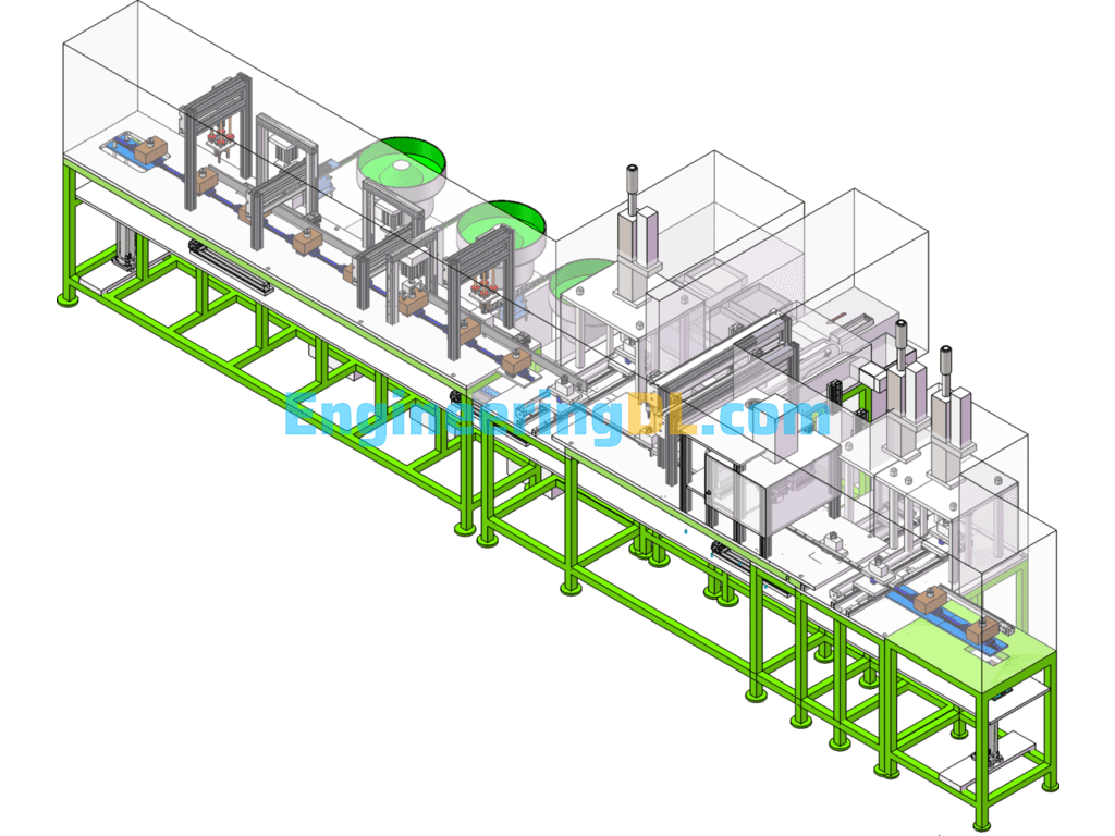 Motor Motor Automatic Assembly Line SolidWorks Free Download