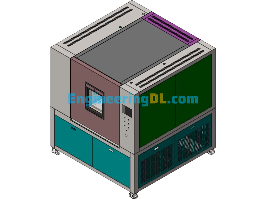 High Temperature Environmental Test Chamber SolidWorks Free Download