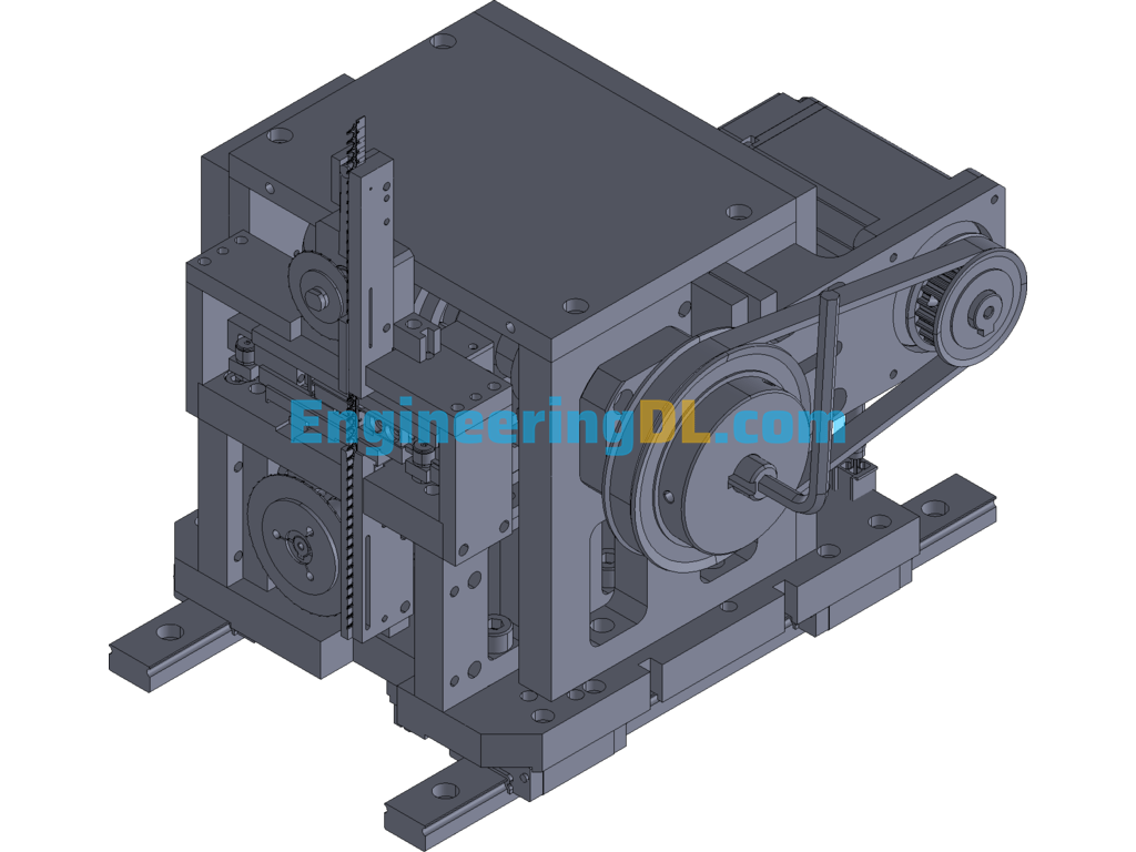 High-Speed Cam Pin Module Produced 3D Exported Free Download