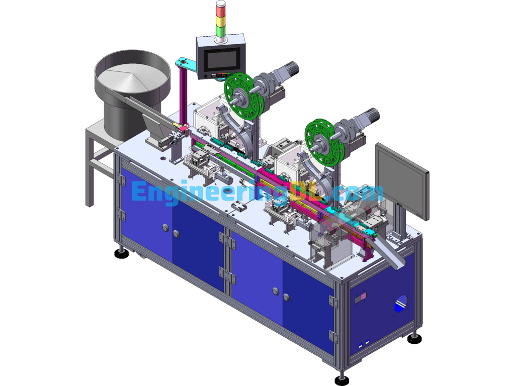 High-Speed Needle Insertion Machine SolidWorks Free Download