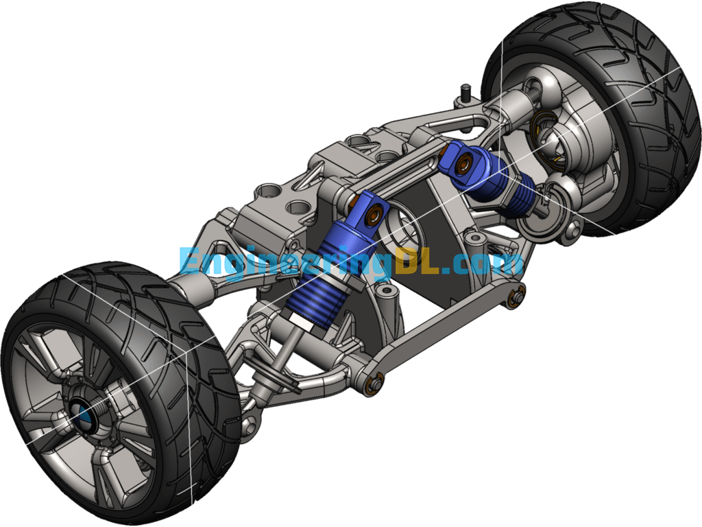 MacPherson Double Wishbone Suspension System SolidWorks Free Download