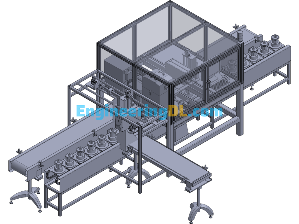 Gear Marking Machine 3D Exported Free Download