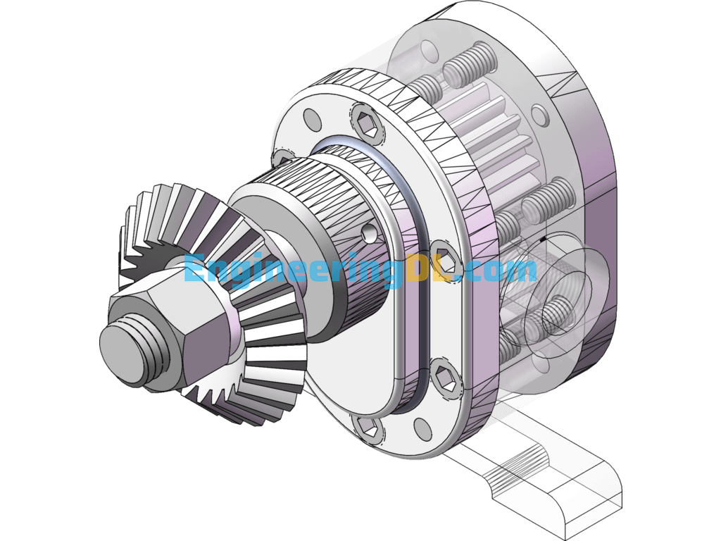 Gear Pump SolidWorks Drawing SolidWorks Free Download