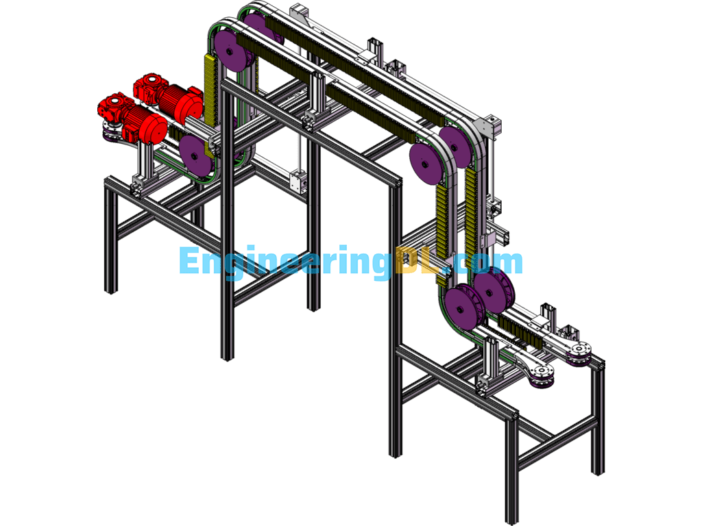 Gantry Clamping Lifter SolidWorks, 3D Exported Free Download