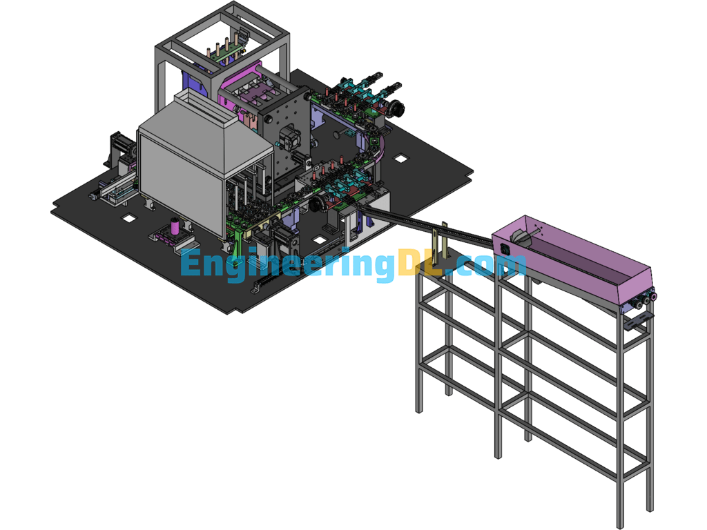 Test Washing Tower SolidWorks Free Download