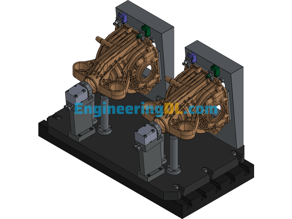 Automatic 1 Tray 4 Blow Molding Machine SolidWorks Free Download