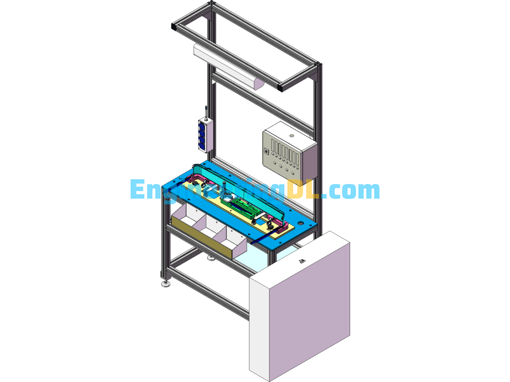 Plasma Cleaning Equipment 3D Exported Free Download
