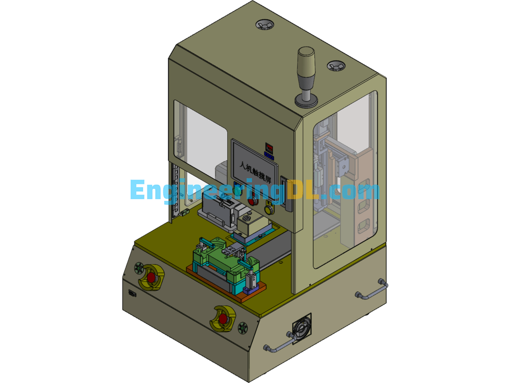 In-Line Pressure Press 3D Exported Free Download