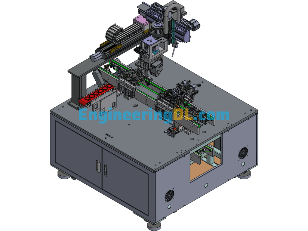 A Rear Shell Reduction Jig (Third Sequence) 3D Exported Free Download