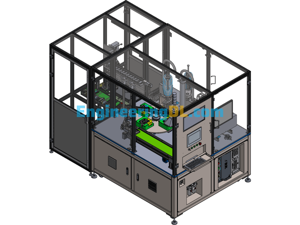 CCD Vision Automatic Taping Equipment V1 SolidWorks Free Download
