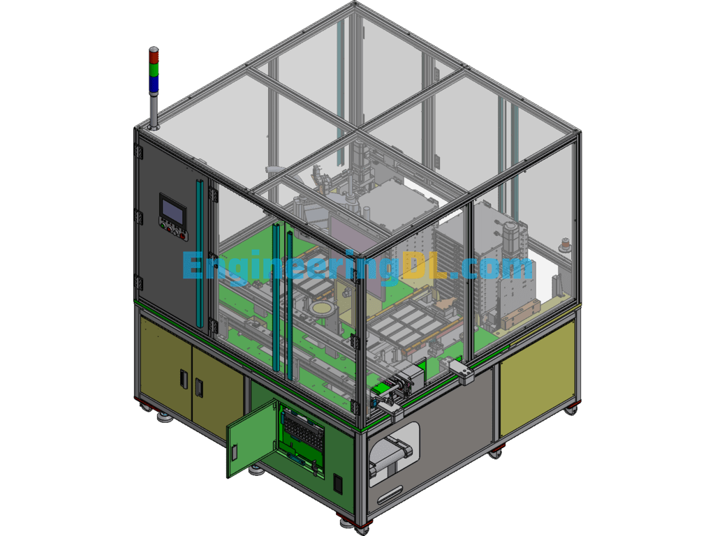 Stationary Equipment 3D Exported Free Download