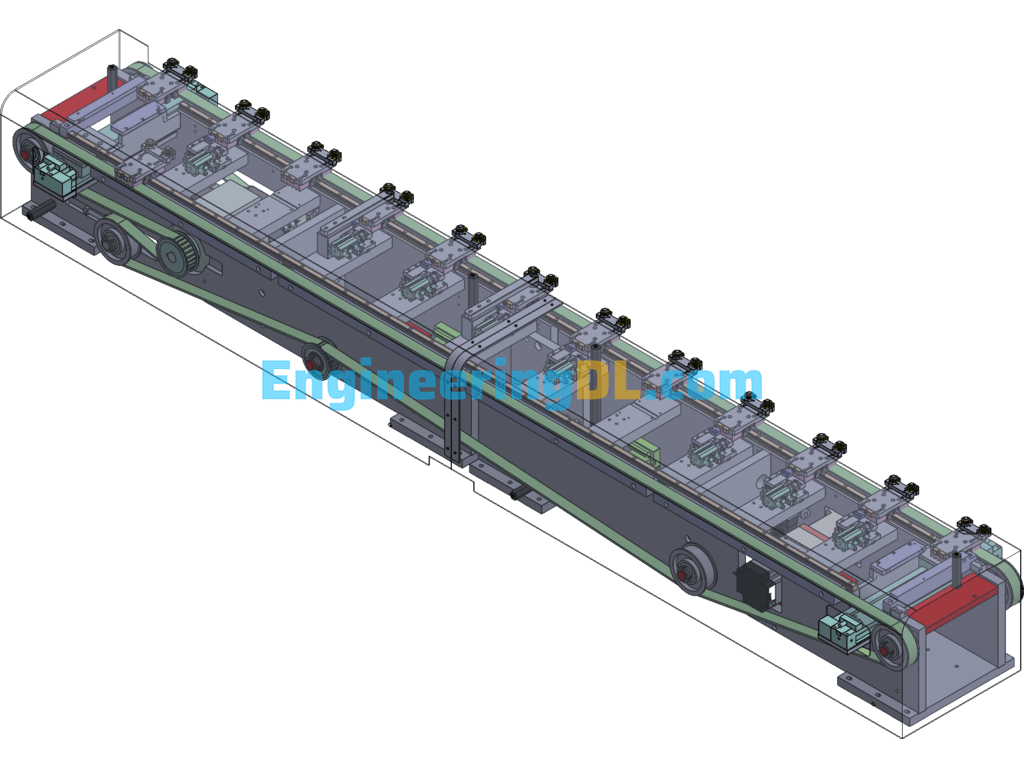 Turntable Type PCB Board Locking Screw Equipment 3D Exported Free Download