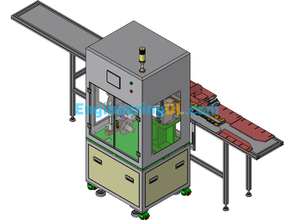 Automatic Plug Assembly Equipment 3D Exported Free Download