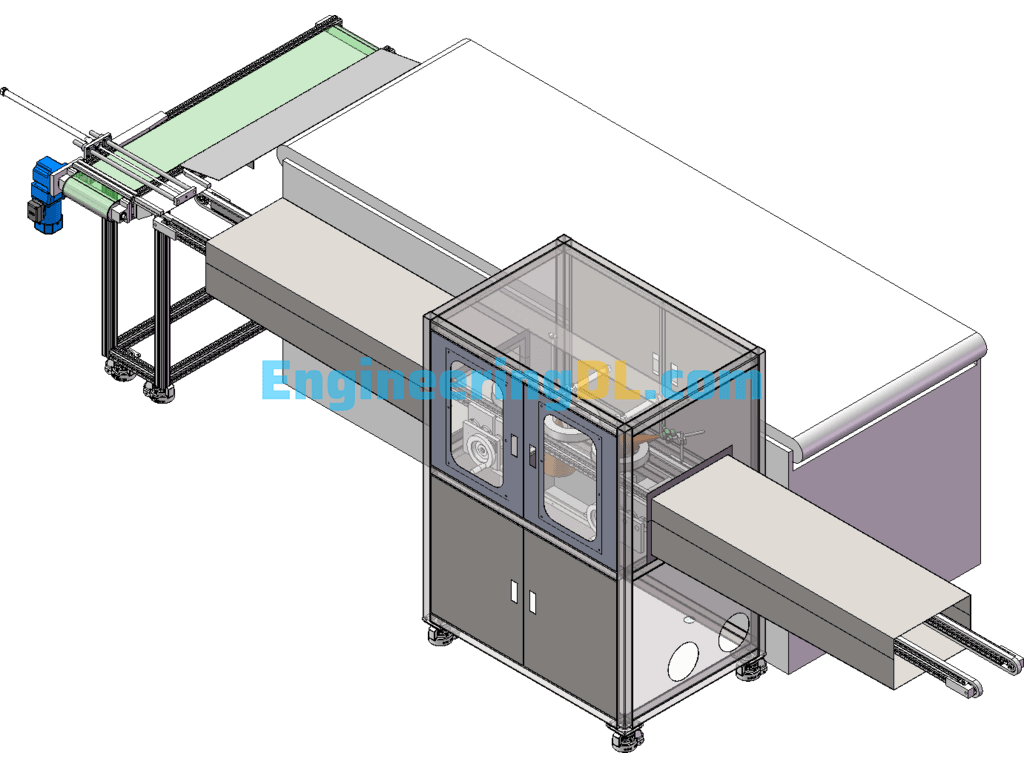 Shuangfida Label Automatic Attachment Equipment 3D Exported Free Download
