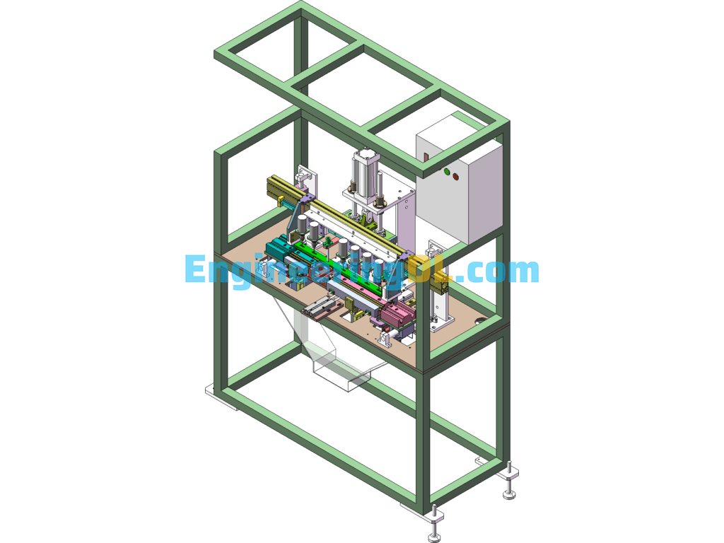 Automatic Needle Roller Assembly Machine 3D Exported Free Download