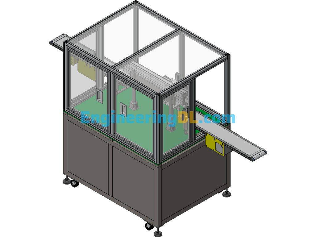 100m Core Material Storage Rack SolidWorks Free Download