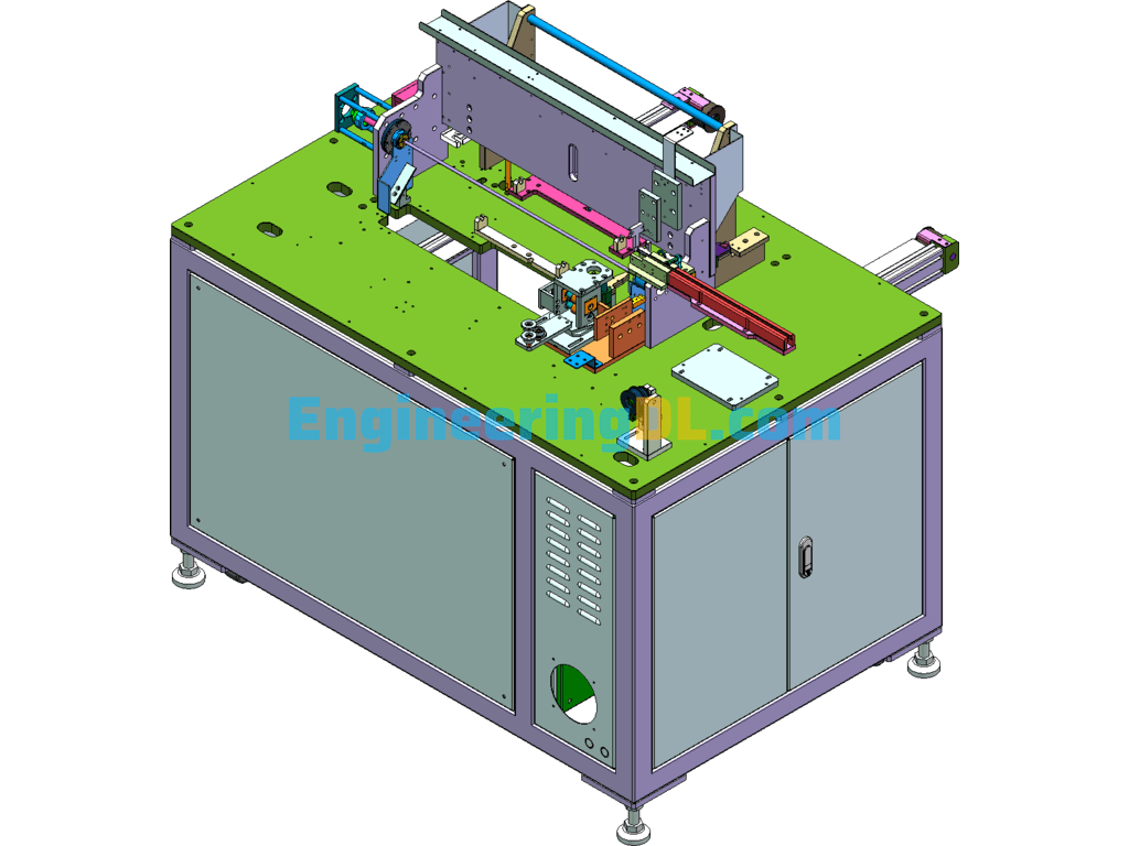 Automatic Buckling Machine Equipment SolidWorks Free Download