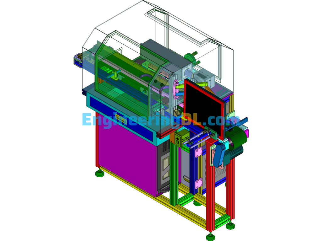Bottom Shell Assembly Equipment SolidWorks Free Download