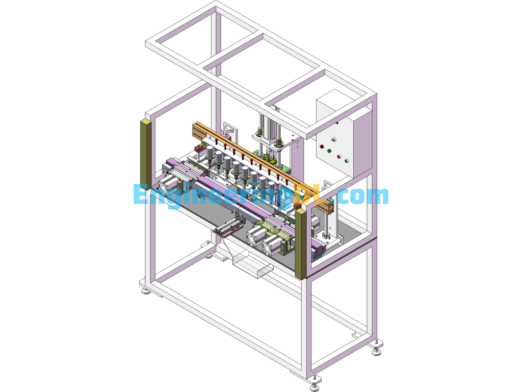 Automatic Battery Head Bailer 3D Exported Free Download
