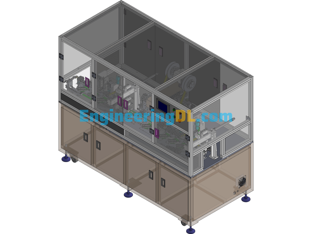 Wire Box Automatic Loading Equipment SolidWorks Free Download