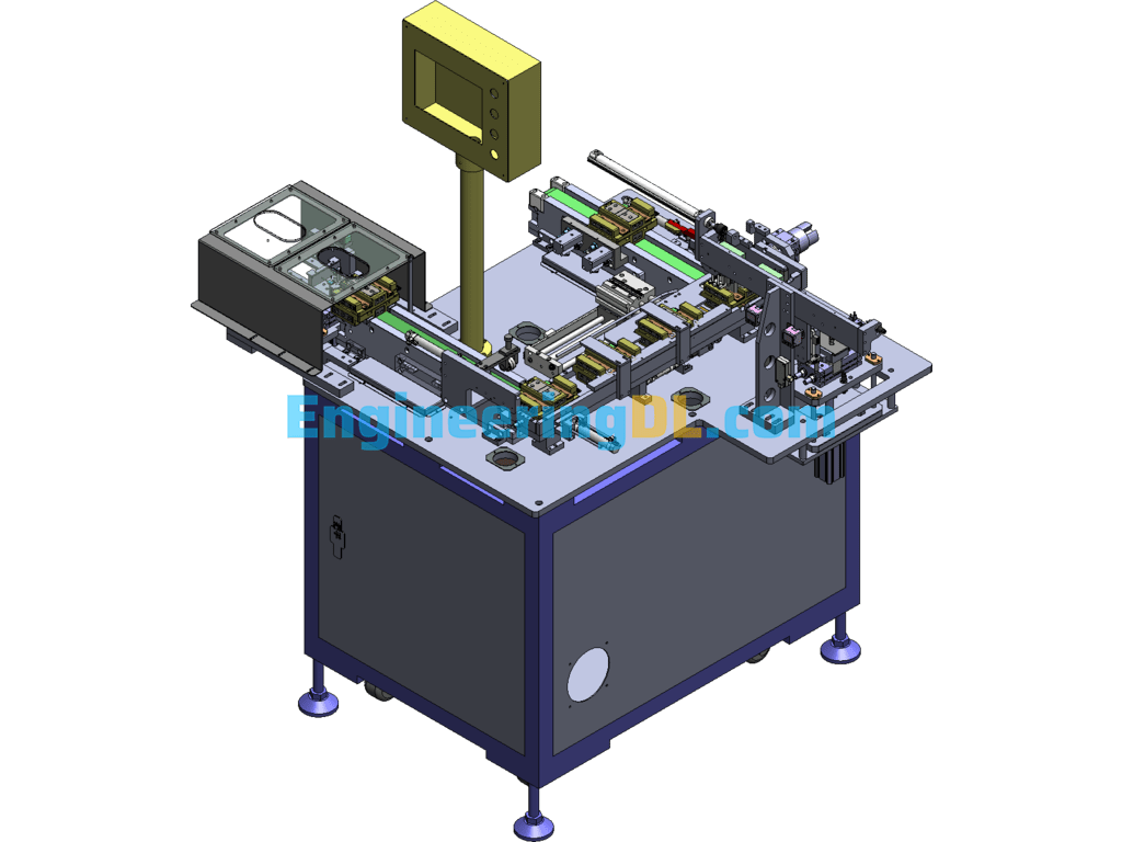 A Kind Of Thread Positioning Machine SolidWorks Free Download