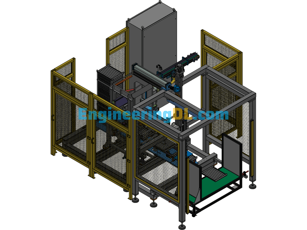 Sealing Strip Production Line Receiving Table Equipment SolidWorks Free Download