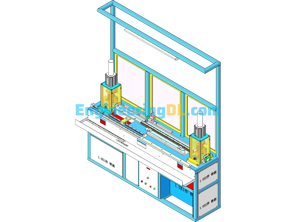 Polishing Machine Loading And Unloading Equipment SolidWorks Free Download