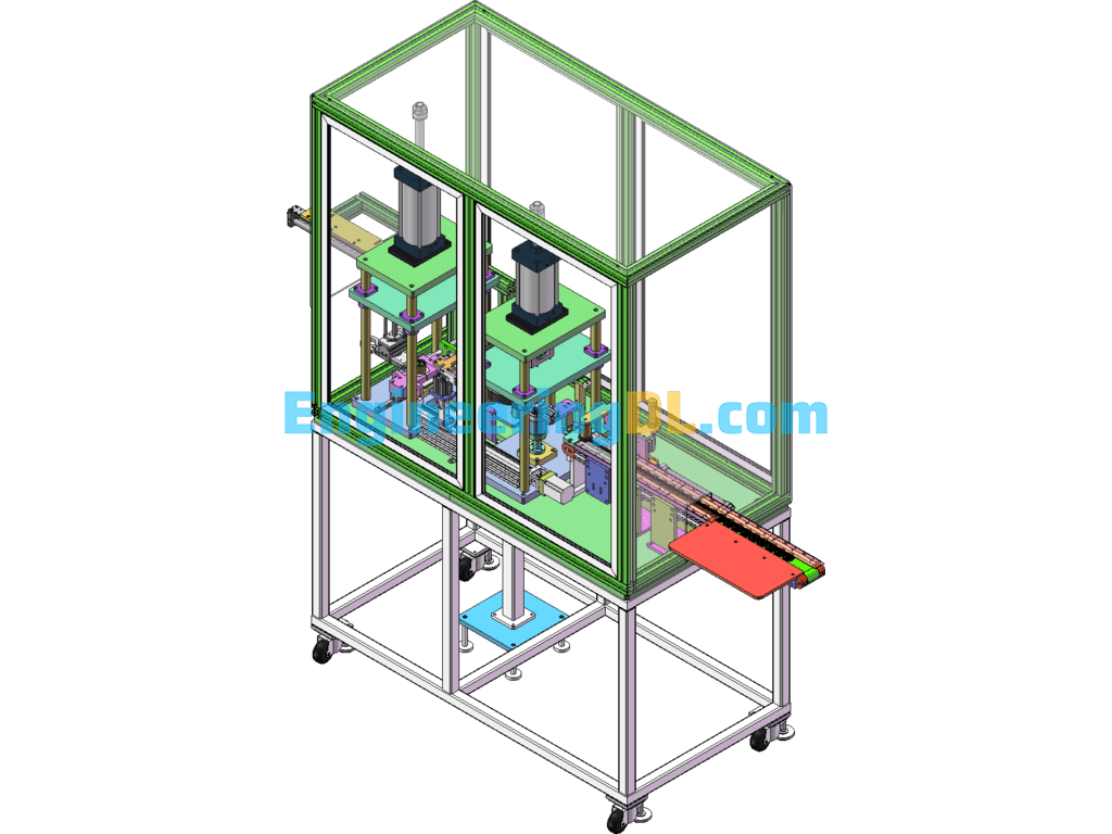 Door Frame Automatic Packing Line Body SolidWorks Free Download