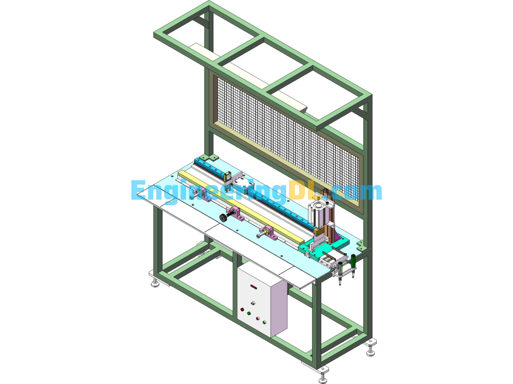 Auto Seal Punching And Cutting Machine SolidWorks Free Download