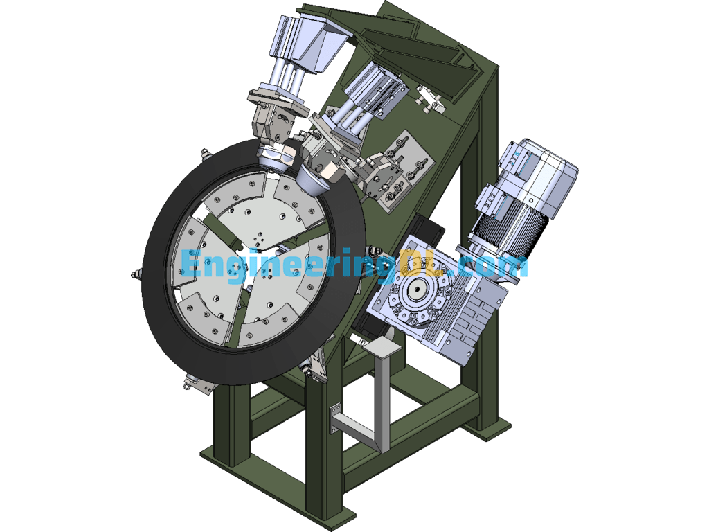 Webbing Punching And Cutting Machine SolidWorks Free Download