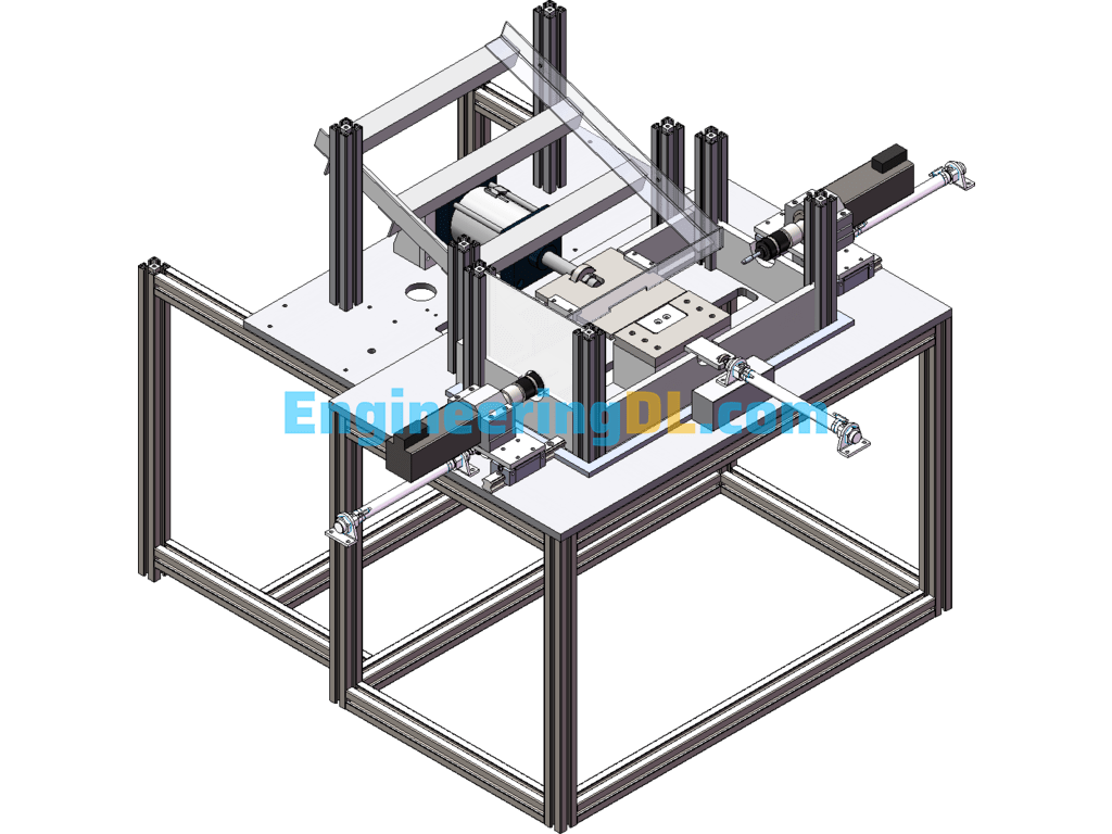 Non-Standard Automatic Hoist Assembly Conveyor Belt Equipment General Assembly SolidWorks Free Download