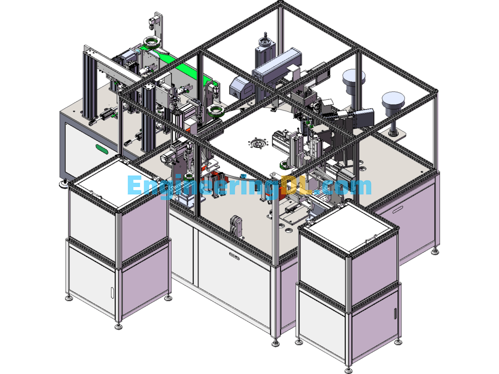 Safety Belt Ring Riveting And Pressing Equipment SolidWorks Free Download