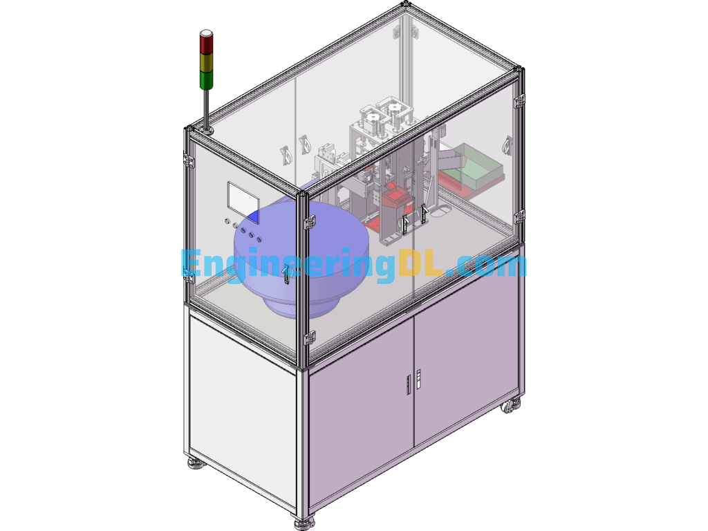 Gear Cover Assembly And Testing Equipment SolidWorks Free Download