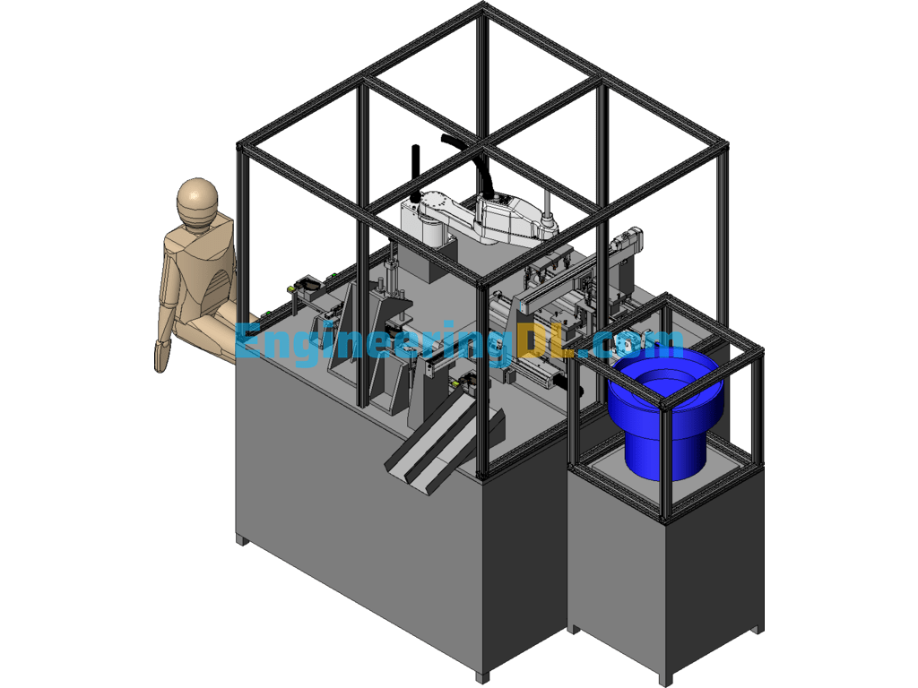 Bottom Bracket Automatic On-Line Equipment SolidWorks Free Download