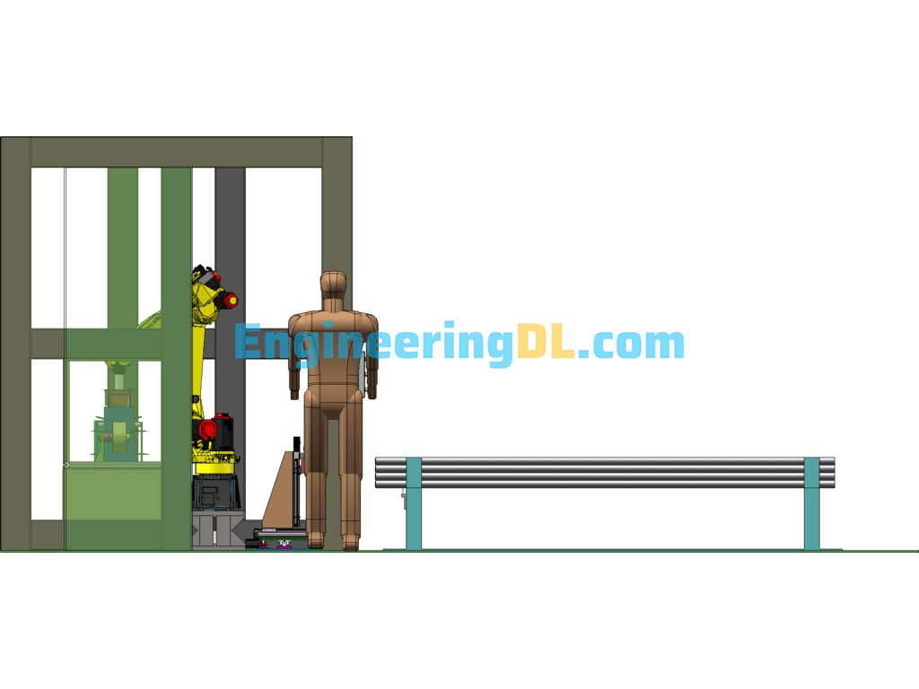 Powder Cartridge CCD Inspection Machine SolidWorks Free Download
