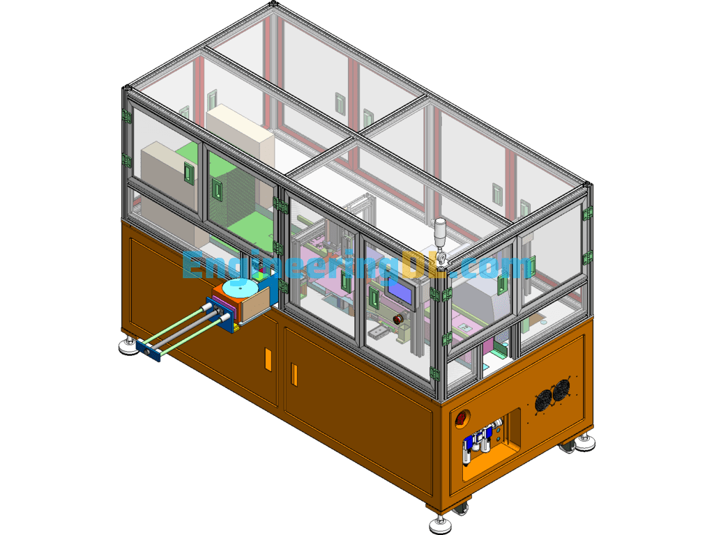 Card Spring Sorting Machine SolidWorks Free Download