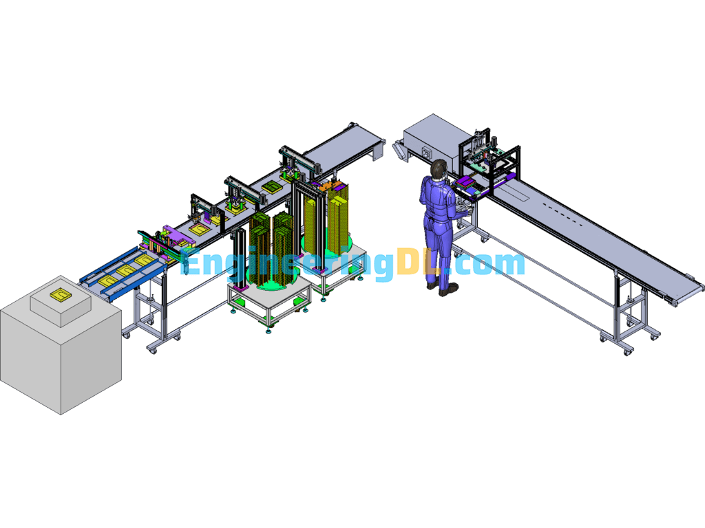 Matching Assembly Line SolidWorks Free Download
