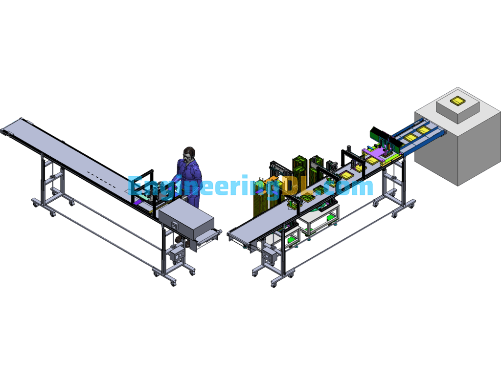 Matching Assembly Line SolidWorks Free Download