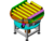 180 Degree Rotating Roller Conveyor SolidWorks, 3D Exported