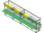 6m Three Belt Assembly Line SolidWorks