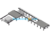 L-Shaped Conveyor Lift Line Body SolidWorks, 3D Exported