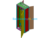 ODF Wiring Block SolidWorks, 3D Exported