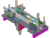 Tray Or Pallet Loading And Unloading Mechanism (Mass Production) SolidWorks, 3D Exported