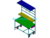 U-Shaped Assembly Line Workbench SolidWorks