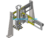 Three Axis Manipulator With Suction Cup SolidWorks, 3D Exported